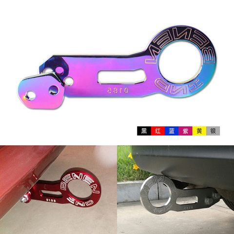 Double Letter Anodized Universal Rear Tow Hook Billet Aluminum Towing Kit For Jdm Racing ► Photo 1/5