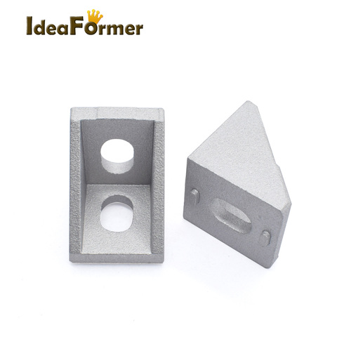 5/10/20pcs 2022 Angle Bracket Aluminum Side 20mmx20mmx17mm Angle Bracket Mounting Bracket EU Standard 2022 Aluminum Profile ► Photo 1/1