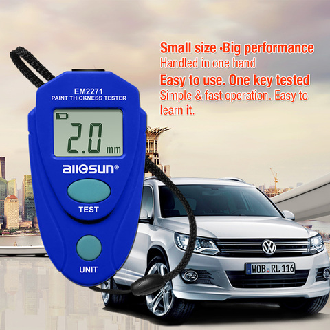 All Sun EM2271 Russia Manual Digital Mini Car Paint Thickness Meter Paint Thickness Gauge Auto Coating ► Photo 1/3