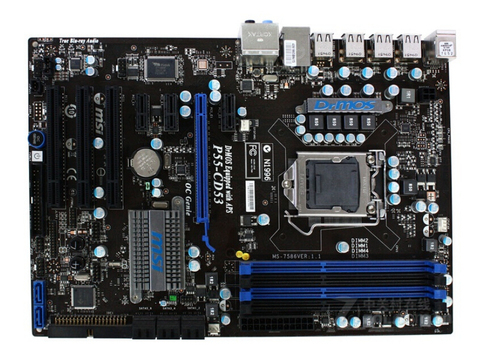 original motherboard for MSI P55-CD53 LGA 1156 DDR3 for i5 i7 cpu 16GB P55 Desktop motherboard Free shipping ► Photo 1/1