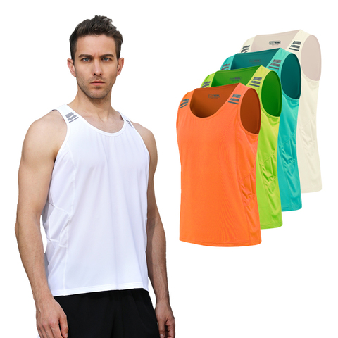 Mens Running Vest Gym Sleeveless Shirt Summer Slim Tank XS-3XL 2022 Men Sport Vest Top New Workout Training Man Singlet ► Photo 1/6