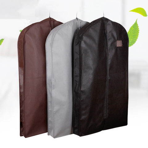 Widening Clothes Cover Non-woven Fabric Dust Moisture proof Hanging Bag for Winter Clothes Fur Coat Protector AHD001 ► Photo 1/6