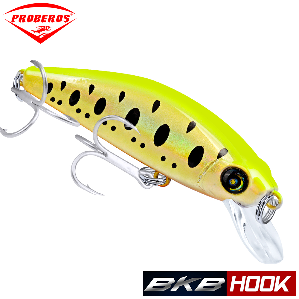 PROBEROS Fishing Lures Minnow Lures 3.15-8cm/0.39oz-11g Fishing Bait with  6# Hooks Painted Tackle - Price history & Review, AliExpress Seller - PRO  BEROS FISHING TACKLE Store