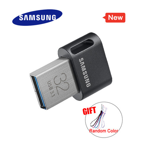 SAMSUNG USB3.1 USB Flash Drive FIT Plus 32G 64G 128G 256G Pen Drive Tiny Memory Stick Storage Device U Disk Mini Flashdrive ► Photo 1/6