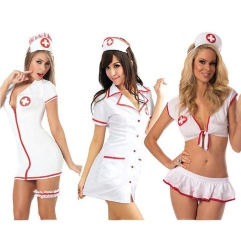 Porno Lingerie Hot Women Baby Doll Lenceria Sexi Erotic Lingerie Dress Nurse Uniform Costumes Underwear Sex Clothes Role Play ► Photo 1/6