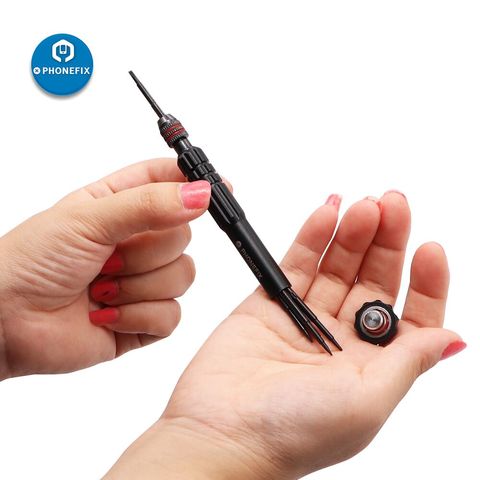 PHONEFIX 6 in 1 Magnetic Screwdriver Tips in Handle Professional Phone Open Hand Tools for iPhone 6 6S 7 7P 8 Opening Repair ► Photo 1/6