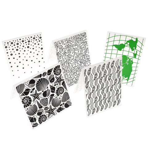 DIY Embossing Folder Plastic Template Die Cutting Scrapbooking Album Paper Card