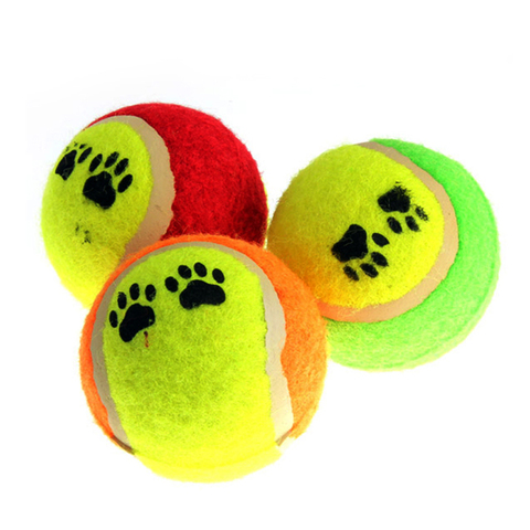 Tennis Dog Balls Dog Toys Run Fetch Throw Play Pet Puppy Toys For Dog's Training Pet Supplies 1pc ► Photo 1/5
