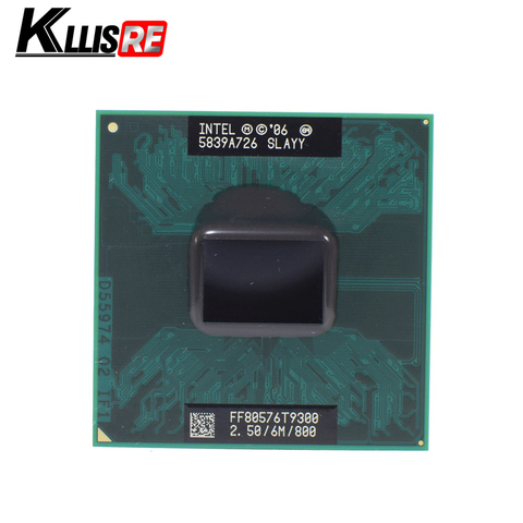Intel Core 2 Duo T9300 2.5 GHz 6M 800MHz Processor Socket P SLAYY SLAQG CPU ► Photo 1/2