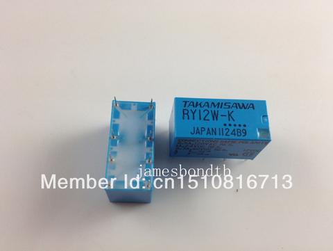 10PCS RY12W-K TAKAMISAWA 12V DPDT Miniature Relay ► Photo 1/1