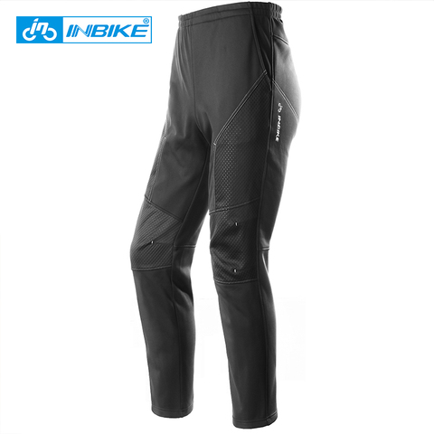 INBIKE Winter Men Cycling Pants Long MTB Bike Pants Waterproof Anti-sweat Breathable Pockets Bicycle Trousers Riding Clothing ► Photo 1/6
