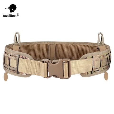 Tactical Modular Loading Padded Molle PALS Slim Waist Belt Quick Release Combat Battle Army Laser Cut Nylon Hunting Accessories ► Photo 1/1