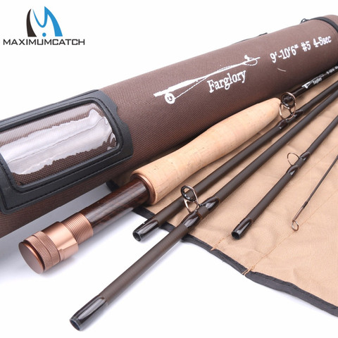 Maximumcatch Farglory Nymph Fly Fishing Rod with 16''Extra Extension Section 9'-10'6' '/ 9'6