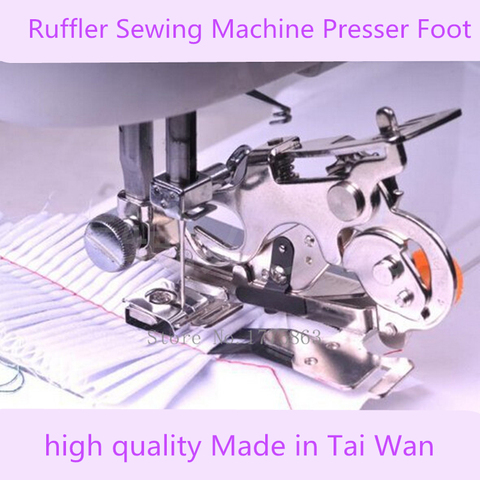 Made in Taiwan Ruffler Sewing Machine Parts Presser Foot Press Feet  sewing accessories Low Shank for Brother Singer Janome ► Photo 1/5