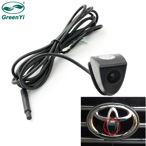 GreenYi CCD HD Car Front View Logo Parking Reversing Camera For Toyota Prado Highlander Land Camry ► Photo 1/6