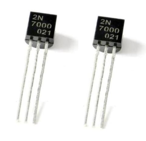 12 PCS 2N7000 TO-92 MOSFET N-CHANNEL 60V 0.2A Transistor ► Photo 1/1