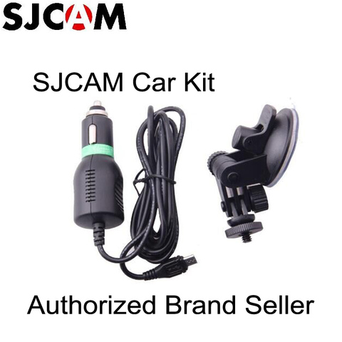 Car Charger Mount + Suction cup Bracket Car Holder With Car Charger For SJ4000 SJ5000 M10 M20 Series SJ5000x SJCAM Action Camera ► Photo 1/6