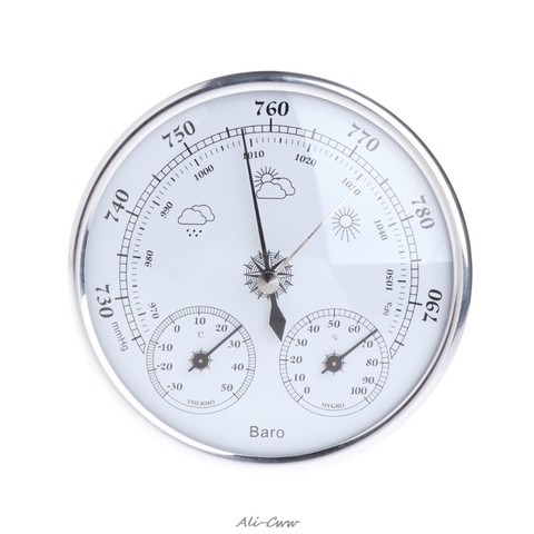 Household Weather Station Barometer Thermometer Hygrometer Wall Hanging high accuracy pressure gauge air weather instrument ► Photo 1/6
