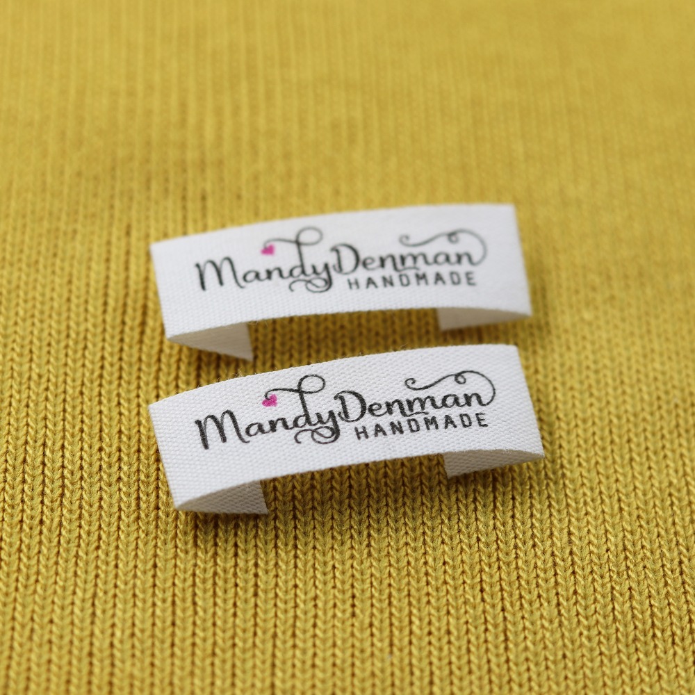 Customized satin label main label White Washable Name Labels Garment Fabric  Tags Marker Set for Clothes Sewing Accessories - AliExpress