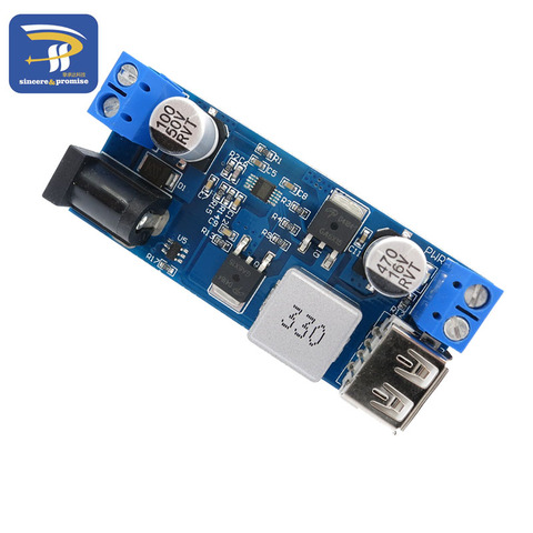 DC-DC 24V/12V To 5V 5A Step Down Power Supply Buck Converter Replace LM2596S Adjustable USB Step-down Charging Module For Phone ► Photo 1/6