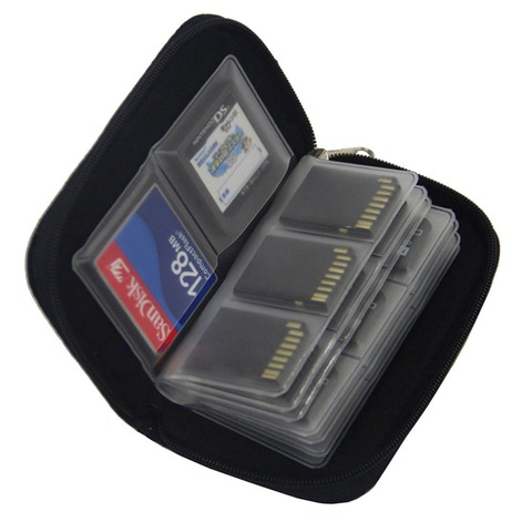 Memory Card  Storage Carrying Pouch Case Holder Wallet For CF/SD #265091 ► Photo 1/4