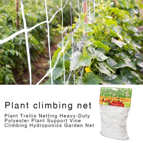 Mesh 5/10m Polyester Net Loofah Netting For Morning Glory Vine Flowers Garden Plants Climbing Net Cucumber Vine Grow Holder ► Photo 1/6
