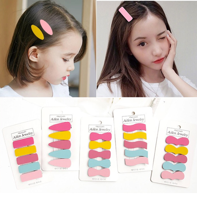 5pcs/card Fashion New Women Hairpin Children Colorful Barrettes Korean Hair  Clip Girls Kids Cute Chic Hair Accessories Headwear - Price history &  Review | AliExpress Seller - Yiwu Jia Guan Trading Co.,