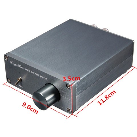 Breeze Audi 100W 2.0 HiFi Digital Audio Power Amplifier Can push 6-8 inch speakers Desktop Mini Amplifier Sound clear and bright ► Photo 1/3