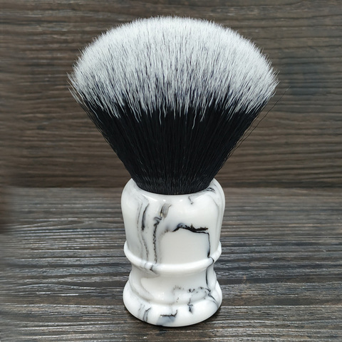 Soft Synthetic Hair shaving brush with 26MM  Good Tuxedo Knot and Resin Handle for Man wet shave ► Photo 1/6