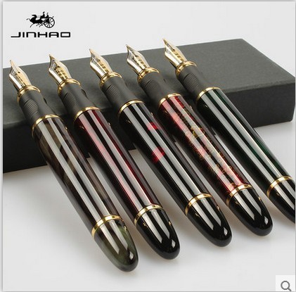 Jinhao X450 Classics Thick Body 1.0mm Bend Nib Calligraphy Pen High Quality Metal Fountain Pen Luxury Ink Gift Pens for Writing ► Photo 1/6