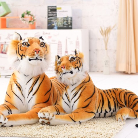 30-120CM High Quality Giant White Tiger Stuffed Toy Baby Lovely Big Size Tiger Plush Doll Soft Pillow Children Christmas Gift ► Photo 1/5