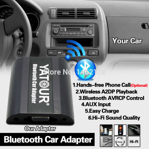 Yatour Bluetooth Car Adapter Digital Music CD Changer Switch