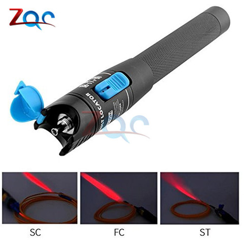 Portable Red Light Laser Fiber Optic 1mW 5KM Source Test Pen Visual Fault Locator Fiber Optic Cable 1mW 3-5KM Tester Tool ► Photo 1/6