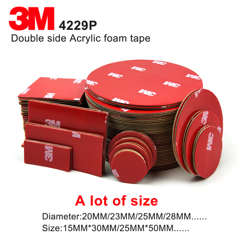 100% Original Gray Acrylic Foam Adhesive Auto Tape Double Sided 3M car Tape 4229P Thickness 0.8mm,we can offer die cut service ► Photo 1/5