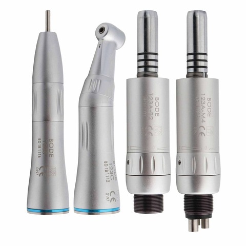 Dental Low Speed Handpiece Kit Air Turbine Straight Contra Angle Air Motor Inner Water Spray 2/4Holes Available BODE ► Photo 1/5