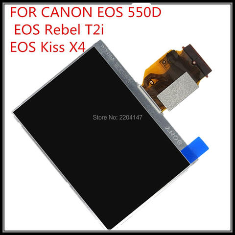 original new SLR 550D LCD Display Screen For CANON EOS 550D EOS550D lcd With Backlight camera repair parts free shipping ► Photo 1/1