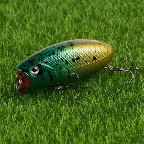 New Arrival 1pc 10g 5.5cm Mini Popper Fishing Lures 3D Eyes Bait Crankbait Wobblers Tackle Isca Poper Japan artificial hard bait ► Photo 1/6