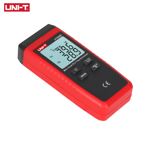 UNI-T UT320D mini-contact thermometer, dual-channel K/J thermocouple thermometer data to keep off automatically ► Photo 1/5
