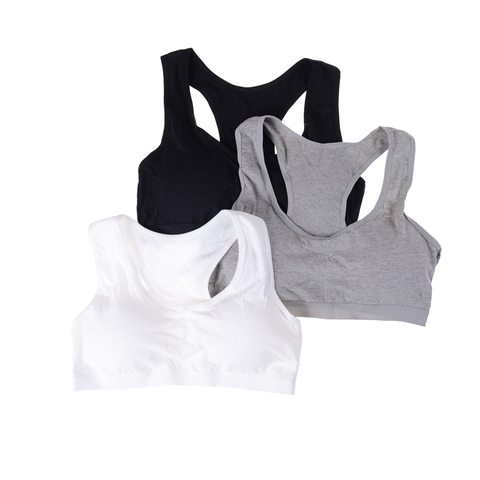 1 PC Cotton Sports Bra High Breathable Top Fitness Women Padded For Running Yoga Gym Seamless Crop Bra Hot Sale ► Photo 1/6