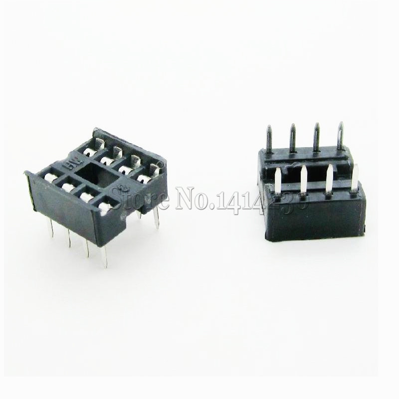 10PCS 8-Pins DIP IC Sockets Adaptor Solder Type Socket High quality 