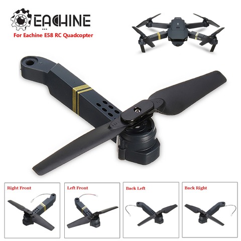 Eachine E58 RC Quadcopter Spare Parts Axis Arms with Motor & Propeller For FPV Racing Drone Frame Parts Replacement Accs ► Photo 1/6