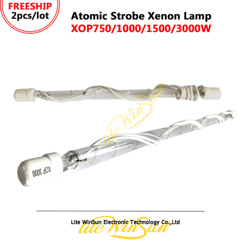 2/Lot XOP 1500W 3000W XOP3000 Atomic Lamp Strobe Xenon Strobes Lamp 1kw 3kw XOP1500 Atomic XOP1500 XOP750 Lamp Tube ► Photo 1/4