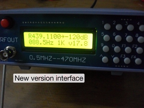 High frequency signal source RF signal generator 0.5-470MHz 0.5MHz-470MHz FM interphone RF signal generator tester sensor ► Photo 1/3