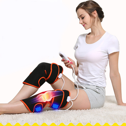 Electric Heating Knee Massager Pain Relief Vibration Massager Muscle Stimulator Magnetic Therapy Rheumatism Health Care Pads ► Photo 1/6