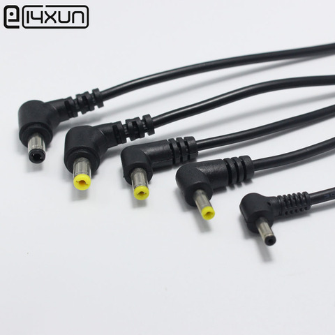 1pcs 5.5*2.5mm 2.5*2.1mm 4.8*1.7mm 4.0*1.7mm 3.5*1.35mm 2.5*0.7mm DC Power Plug with 30cm Cable Black Charging Connector ► Photo 1/6