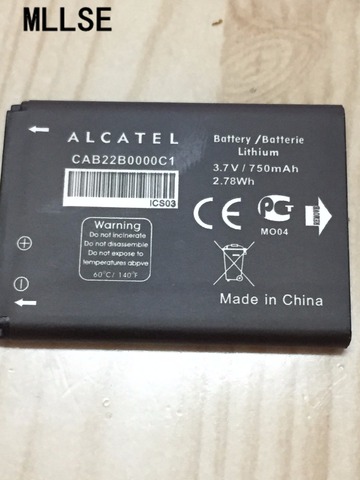 MLLSE 750mAh battery for Alcatel One Touch 1008 1009X 1010D 1010X 1013D 1016D 1035D 1040D 1040X 1042D 1046D Batterie ► Photo 1/3