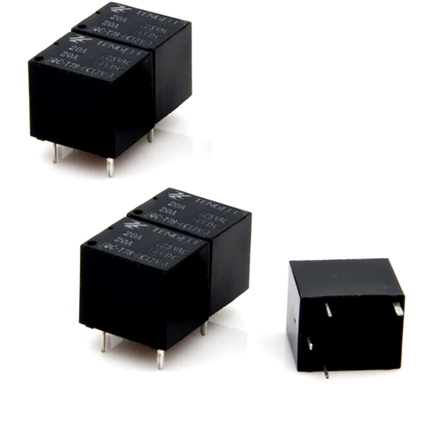 5PCS T78 Small Normally Open Electromagnetic Relay 12V 4 Pins 20A JQC-T78-DC12V-A ► Photo 1/3