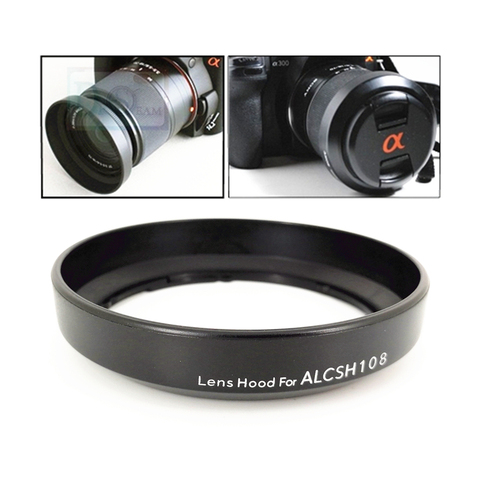 Lens Hood replace ALC-SH108 for Sony DT 18-55mm f3.5-5.6 SAM II / 18-70mm f3.5-5.6 SAL1855 SAL18552 SAL1870 SH108 ► Photo 1/3
