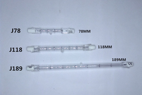 J189 r7s 220v 78mm Halogen tube Double Ended iodine tungsten lamp