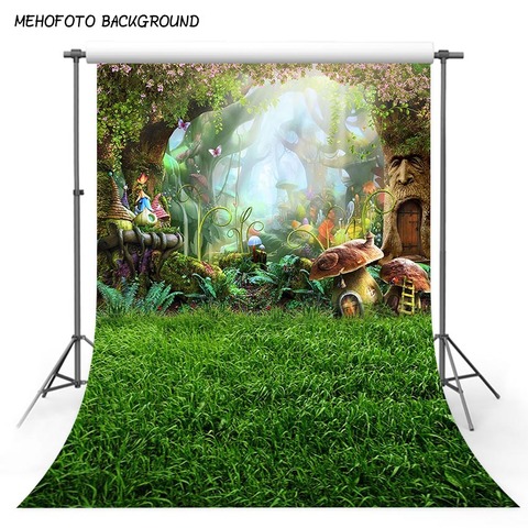 5X7ft Art fabric photography backdrops fairy tale dreamlike nature forest backdrop vinyl fotografia backgrounds for photo studio ► Photo 1/6